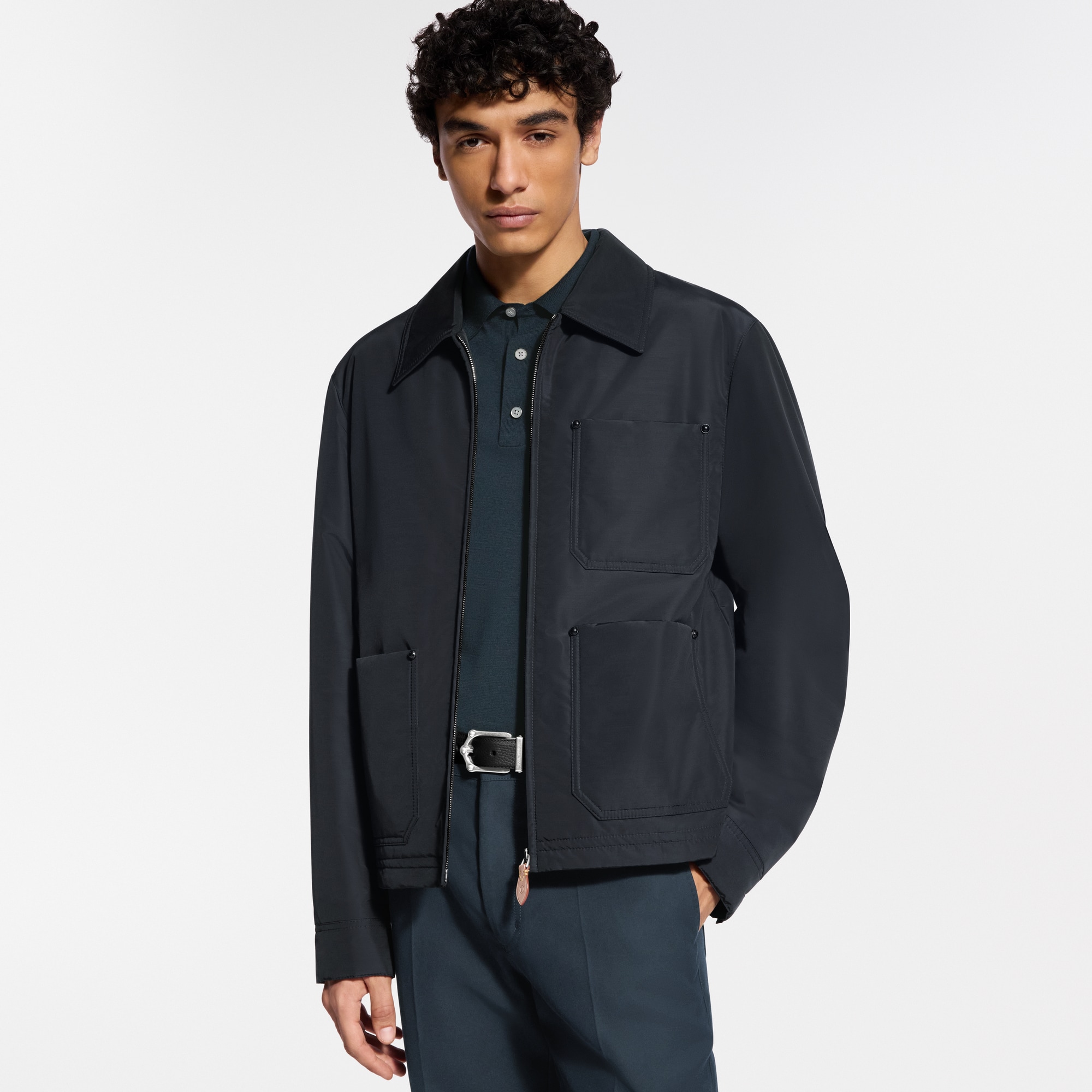 Water-Repellent Wool Mix Workwear Jacket - New - For Men | LOUIS